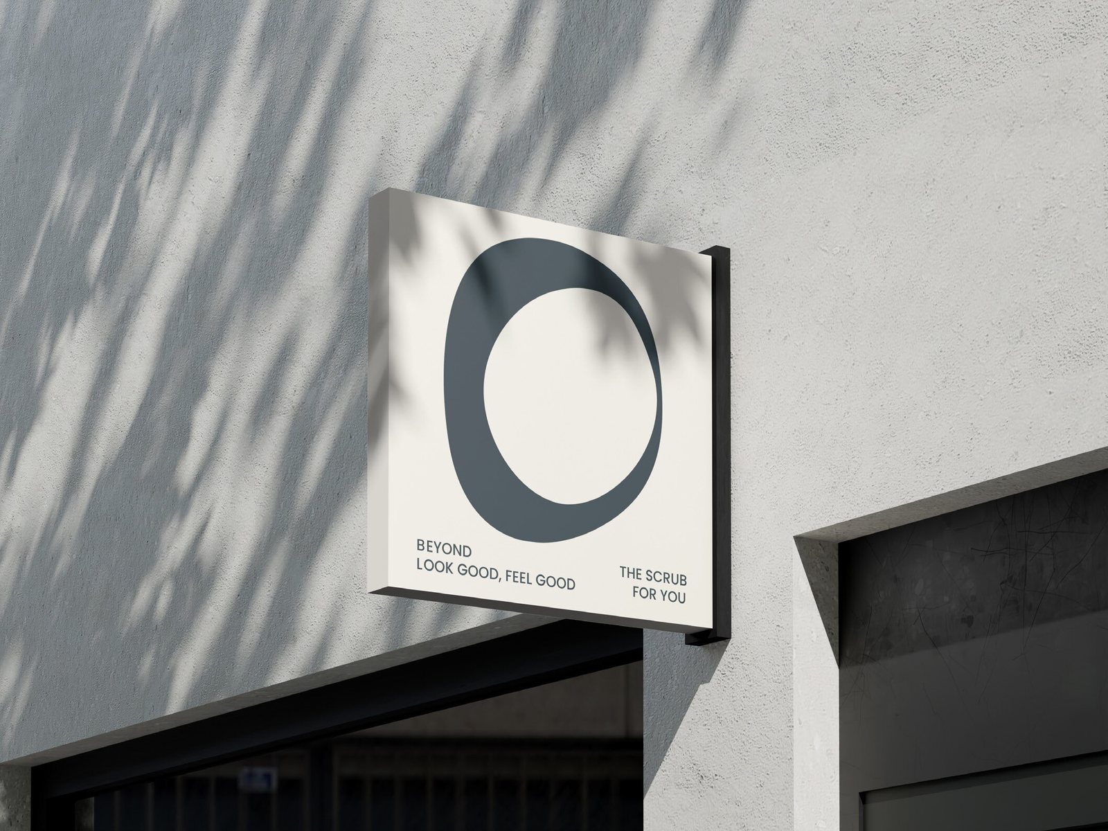 Enseigne en drapeau à l'icône « O » de Joiia